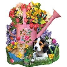 Spring Watering Can 1000pc Shaped Puzzle