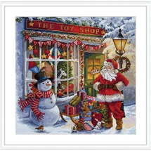 The Toy Shop Counted Cross Stitch